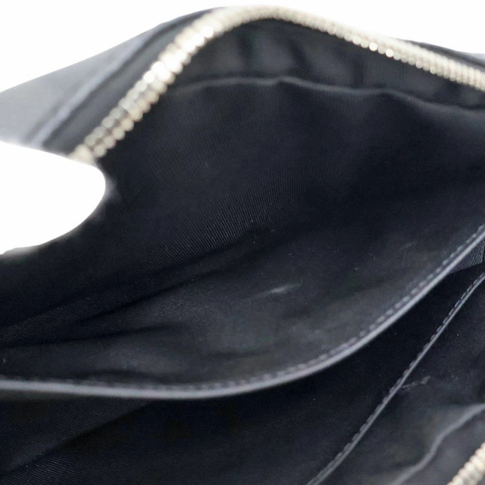 Louis Vuitton Pochette Kasai Clutch Bag Leather Black
